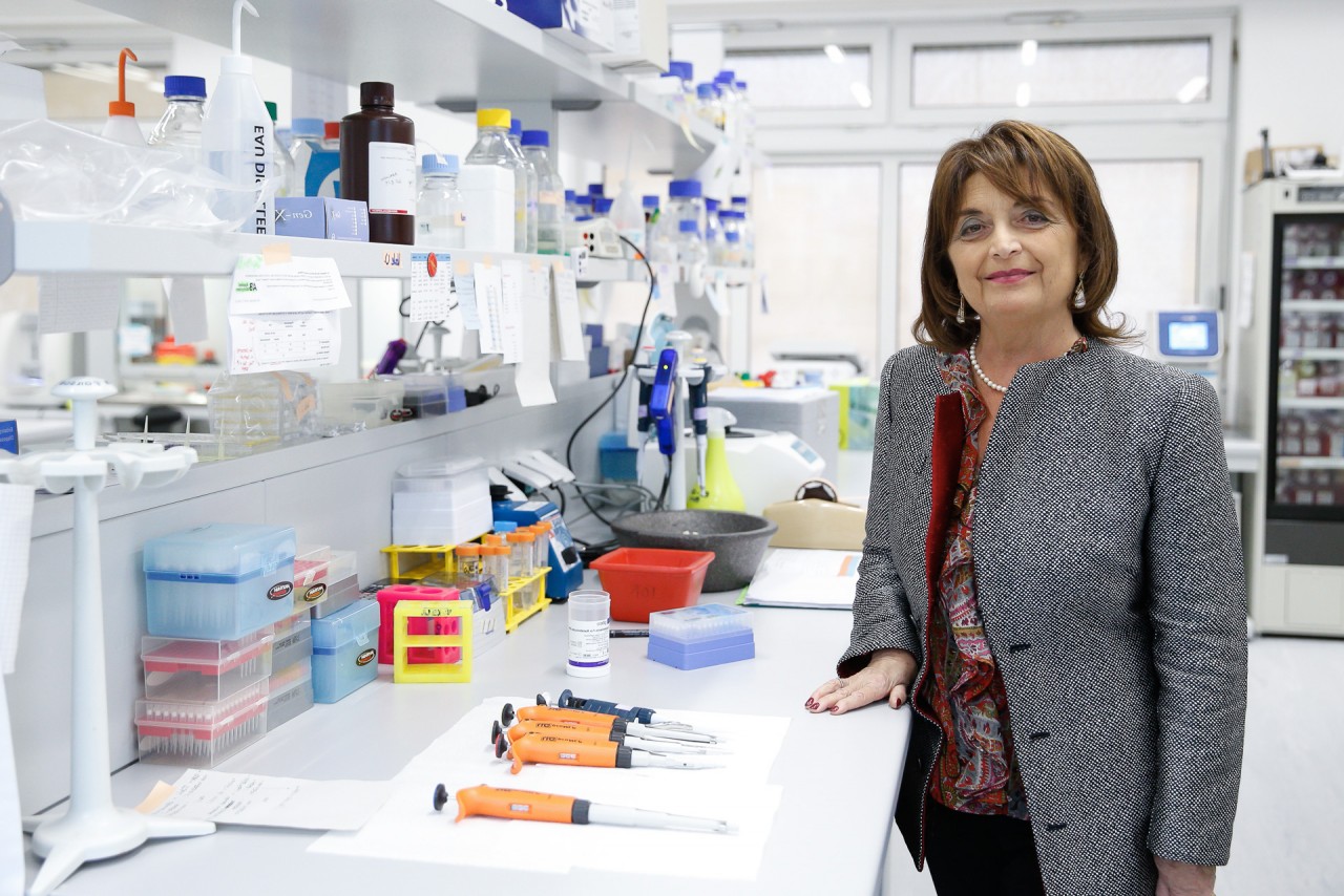 Giuseppina Carbone, responsabile del laboratorio "Prostate Cancer Biology" all’Istituto Oncologico di Ricerca di Bellinzona (foto di Loreta Daulte)