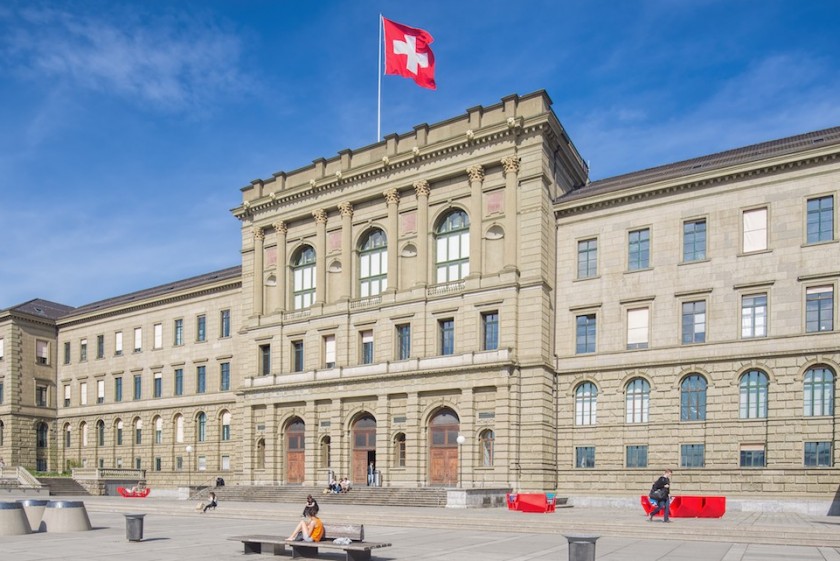 Das Hauptgebäude der ETH Zürich (Foto Shutterstock)