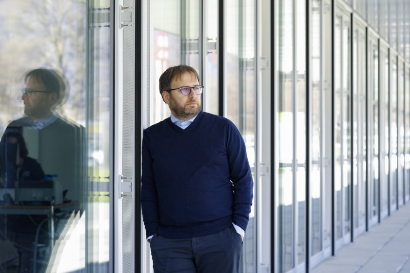 Lucio Barile, responsabile del laboratorio di Theranostica del Cardiocentro (foto di Loreta Daulte)