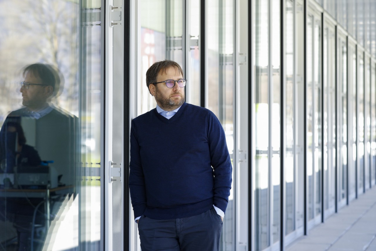 Lucio Barile, Leiter des Labors für Theranostik am Cardiocentro (Foto: Loreta Daulte) Lucio Barile, Leiter des Labors für Theranostik am Cardiocentro (Foto: Loreta Daulte)