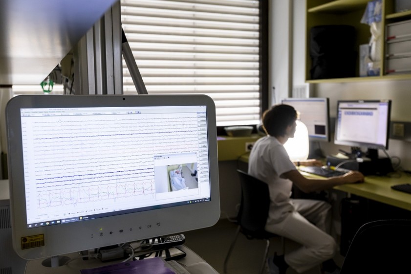 Un ambulatorio di Medicina del sonno all’ospedale Civico di Lugano (foto di Chiara Micci / Garbani)