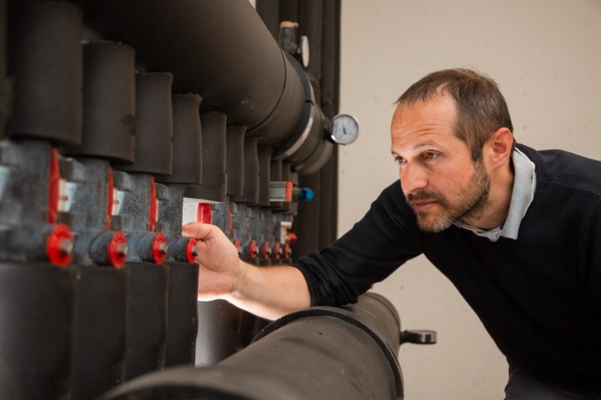 Marco Belliardi, ricercatore presso l’Istituto sostenibilità applicata all’ambiente costruito della Scuola Universitaria Professionale della Svizzera italiana (foto SUPSI) 