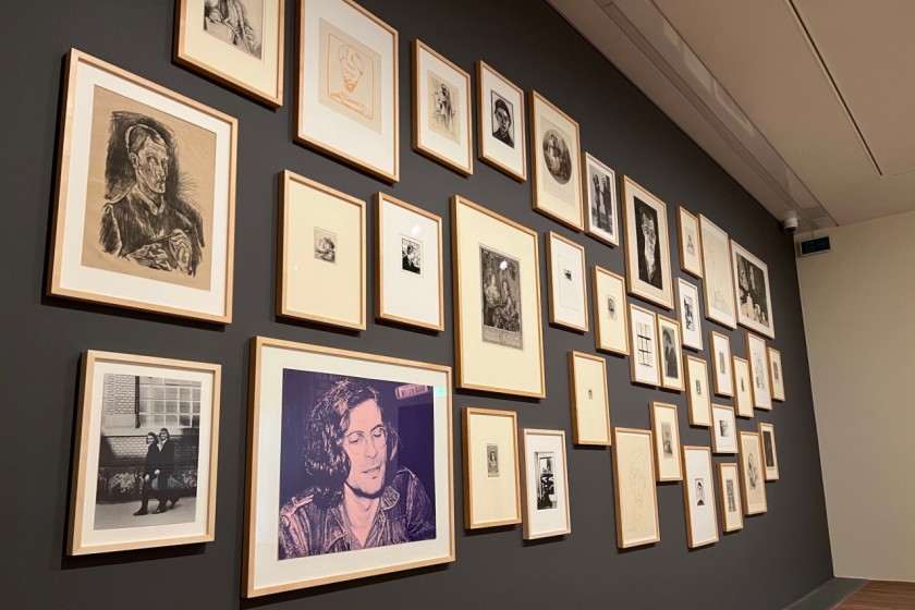 La prima sala al LAC della mostra "Da Albrecht Dürer a Andy Warhol. Capolavori dalla Graphische Sammlung ETH Zürich" (foto di Eugenio Celesti)  