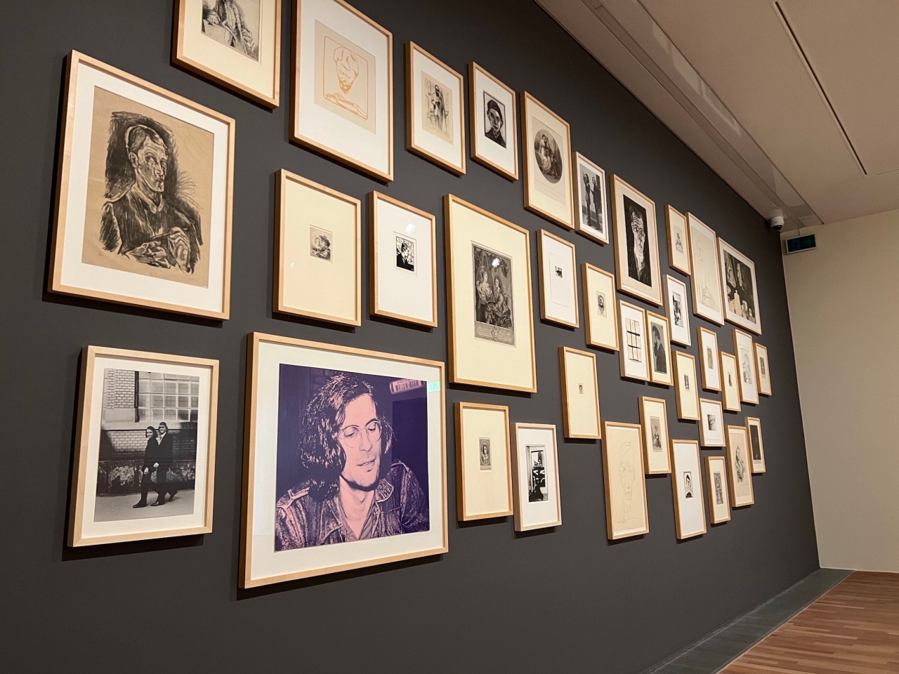 La prima sala al LAC della mostra "Da Albrecht Dürer a Andy Warhol. Capolavori dalla Graphische Sammlung ETH Zürich" (foto di Alberto Celesti)  