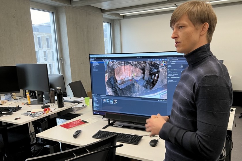 Piotr Didyk, docente alla Facoltà di scienze informatiche dell’Università della Svizzera italiana, è affiliato all’IDSIA USI SUPSI (foto di Eugenio Celesti)