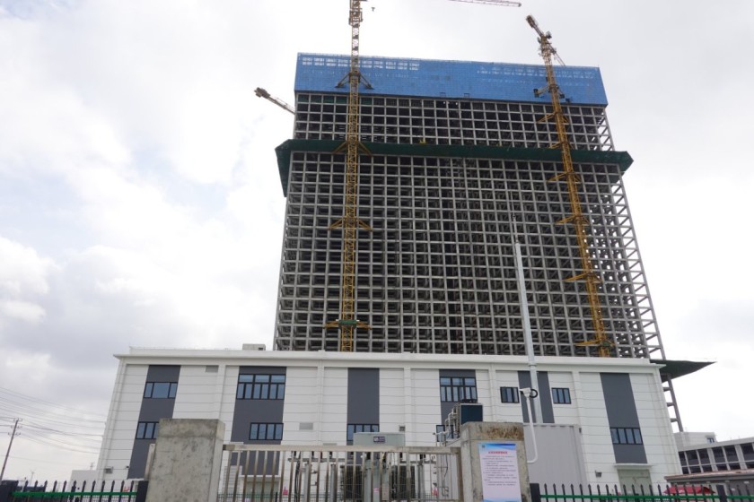 Die von Energy Vault in China gebaute Anlage (Foto Energy Vault)