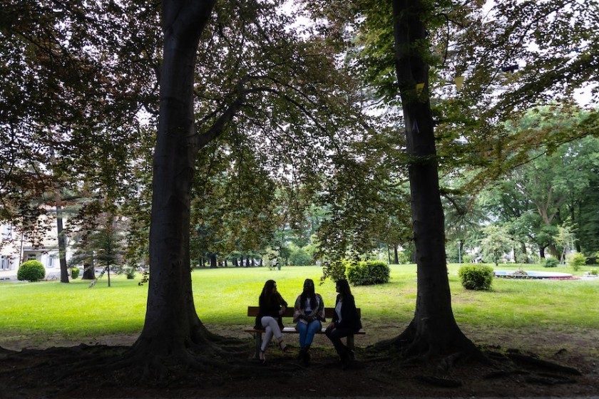 Il parco della Clinica psichiatrica cantonale di Mendrisio (foto di Chiara Micci / Garbani)