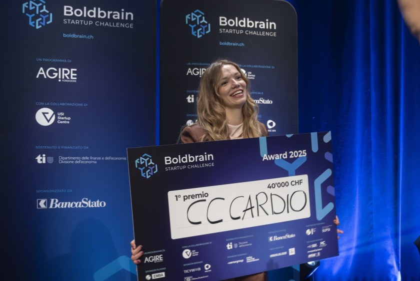 Maria Alexandra Cetățoiu, co-fondatrice della startup CC Cardio (foto Ti-Press) Maria Alexandra Cetățoiu, co-fondatrice della startup CC Cardio (foto Ti-Press)