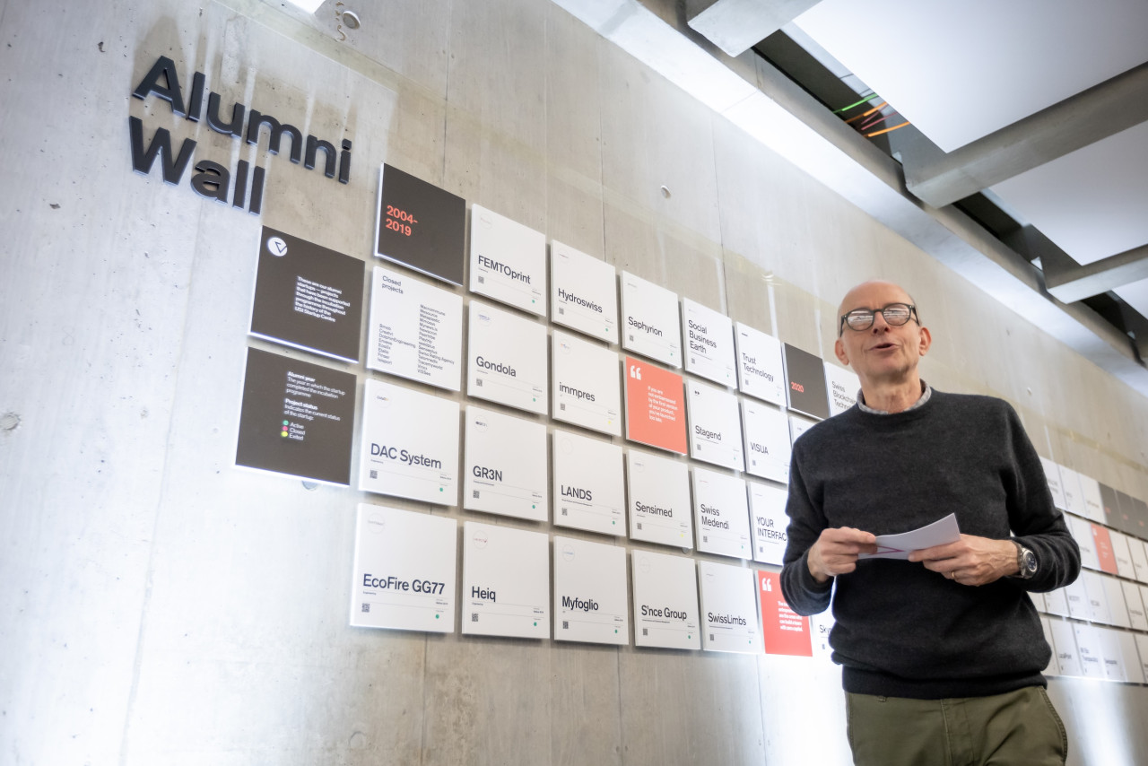 Francesco Lurati, direttore dell’USI Startup Centre (foto di Chiara Micci / Garbani)