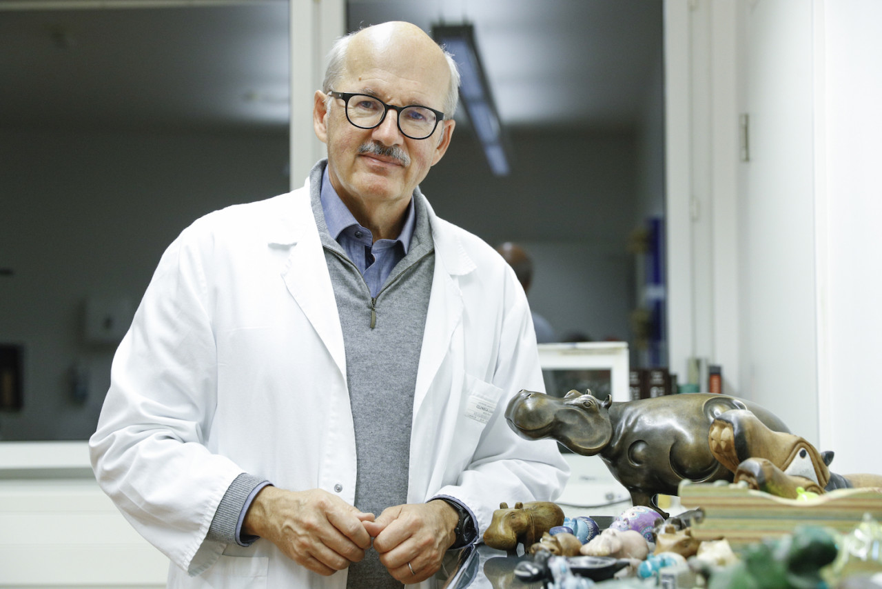 Andreas Cerny, direttore della Fondazione Epatocentro Ticino (foto di Loreta Daulte)